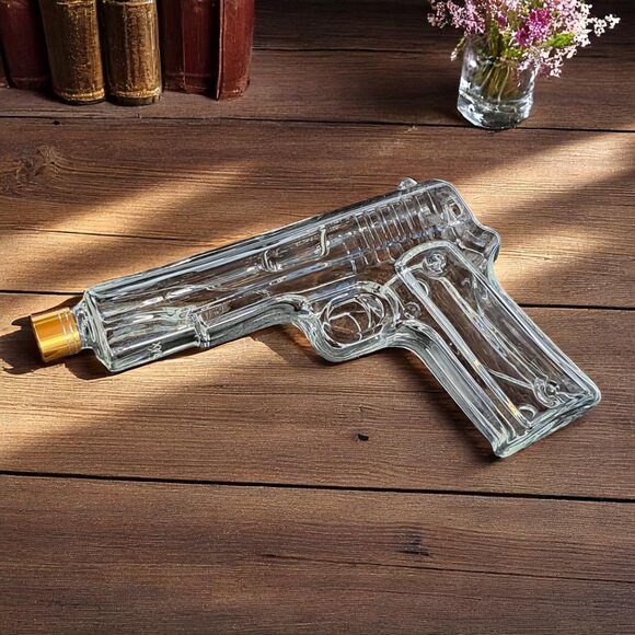 Gifts for Men Dad, 10.1 Oz Whiskey Decanter Set with 2 shot glasses and display - Picture 9 of 12